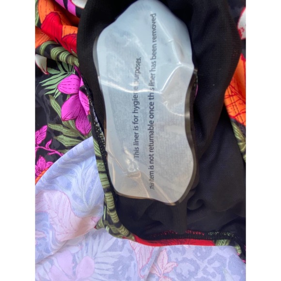 Swimsuits for All Swim Dress 16 V-Neck Halter Floral Print NEW - Picture 7 of 8